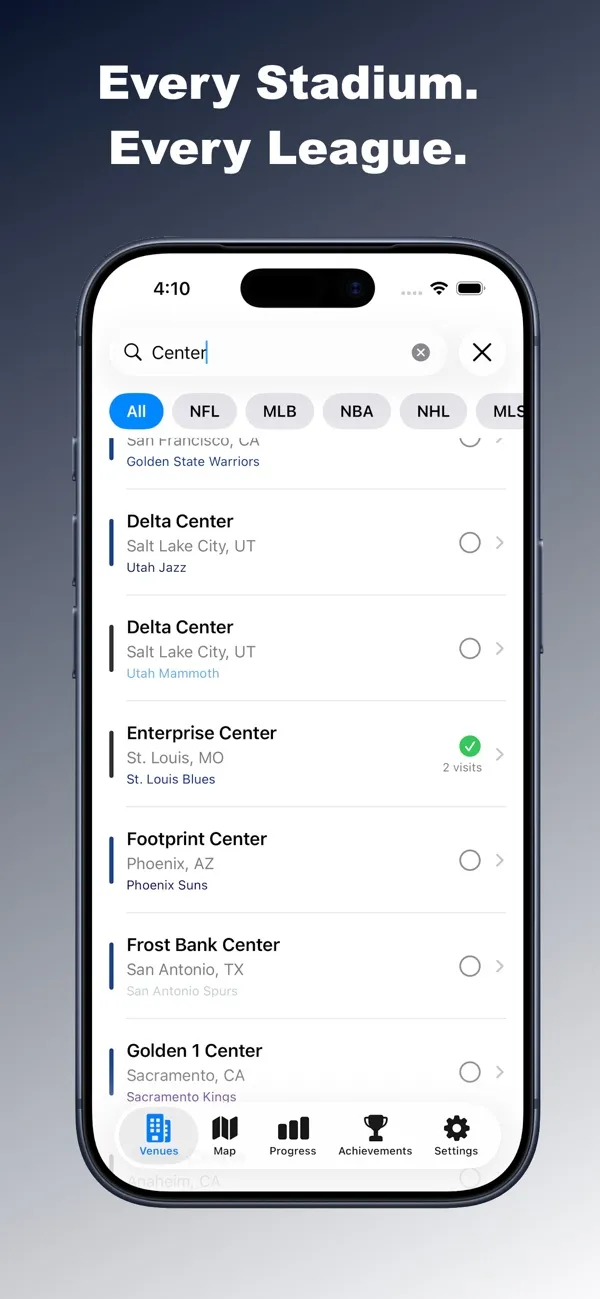 VenueQuest screenshot