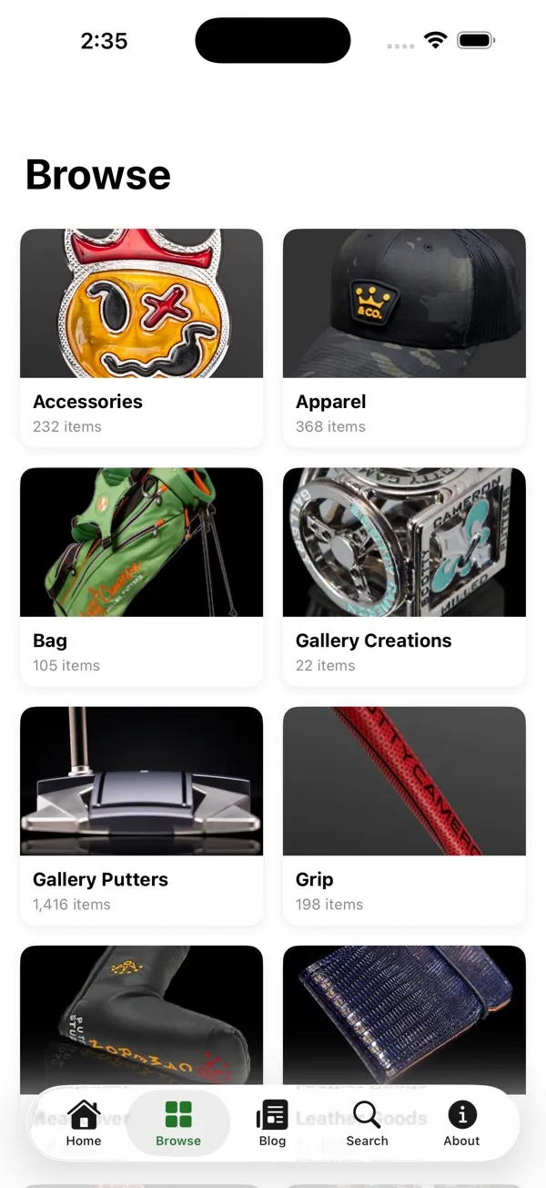 CameronHeadcovers screenshot 5