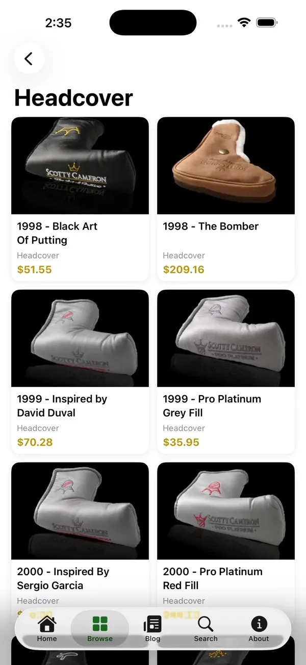 CameronHeadcovers screenshot 6